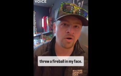 Real America’s Voice cameraman says crazed woman assaulted him in diner