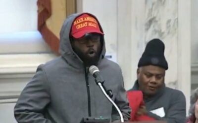 Blue city council shuts off black MAGA supporter’s mic as he complains about illegal immigration