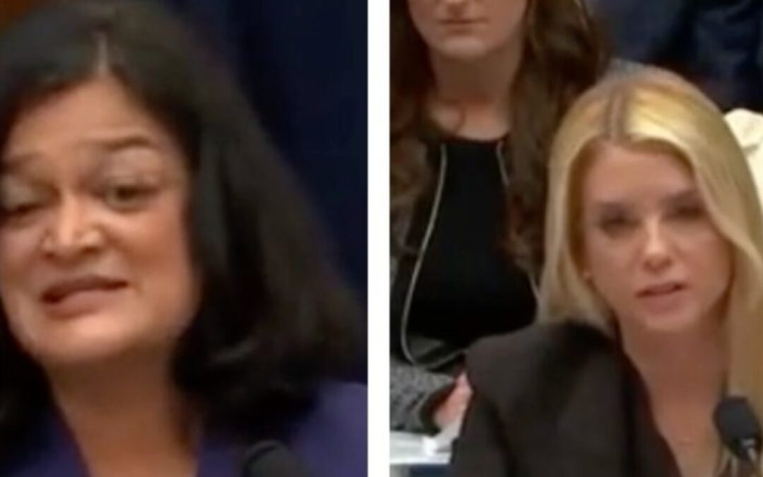 Jayapal’s pathetic hearing stunt disgusts Bondi: ‘I’m not going to get in the gutter with this woman’.
