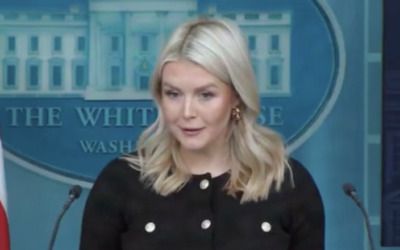 Karoline Leavitt flabbergasted when reporter asks her for examples of Trump being called racist