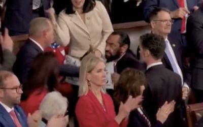 Democrat rep booted from Trump’s 2025 speech returns to harass Congress with sign