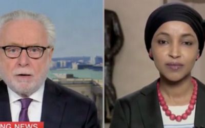 CNN’s Wolf Blitzer presses Ilhan Omar about her behavior during Trump’s State of the Union