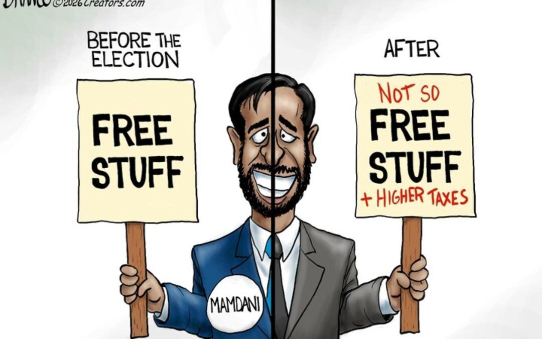 BS daily political cartoons: Not so free stuff