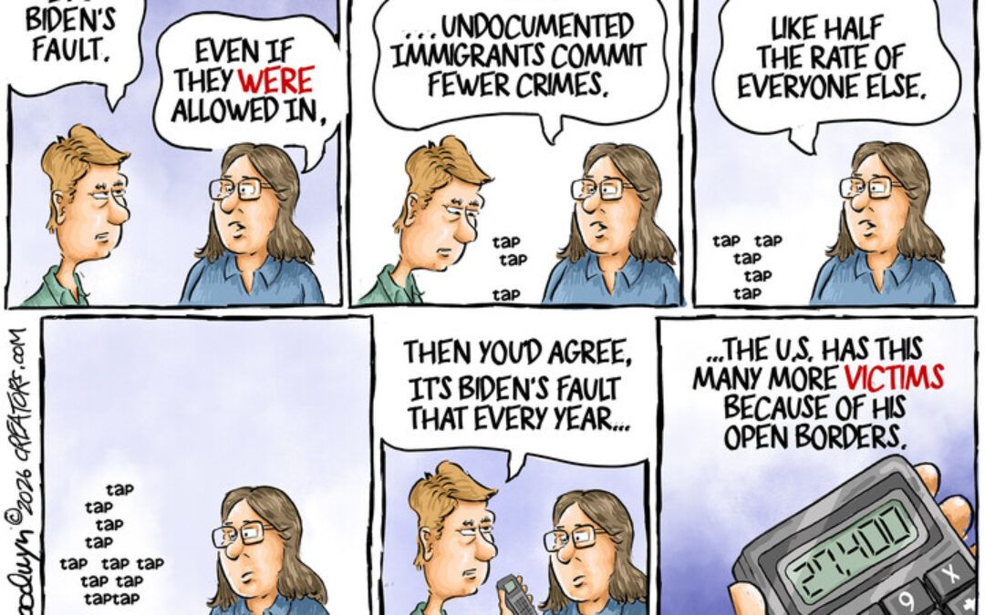 BS daily political cartoons: It’s Biden’s fault
