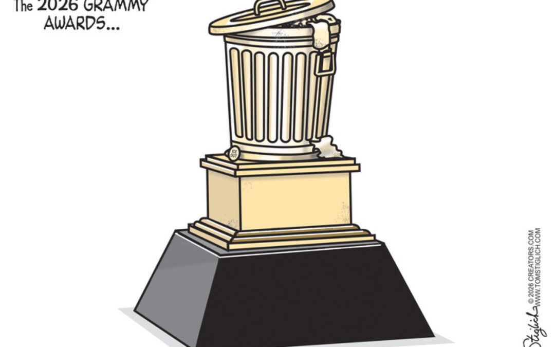 BS daily political cartoons: Grammy’s change award statue for 2026