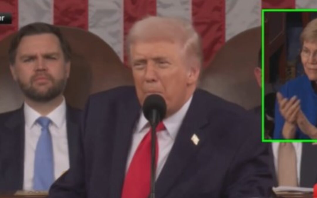 Trump brutally NAILS Pelosi during SOTU and Elizabeth Warren is standing up for it