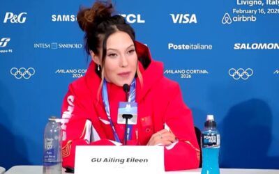 American-born Olympic skier says she’s felt a ‘bit like a punching bag’ since competing for China