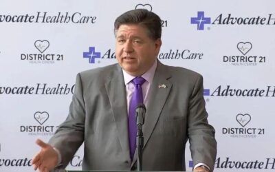 Pritzker denies flying with Epstein