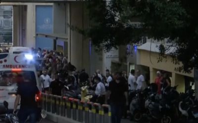 Video shows moment Israeli rocket nearly kills journalist