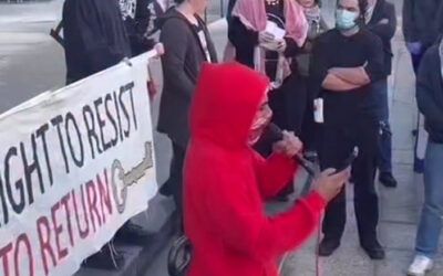 ‘Appalling’ video shows protesters cheer American troops returning home from Iran war ‘in caskets’