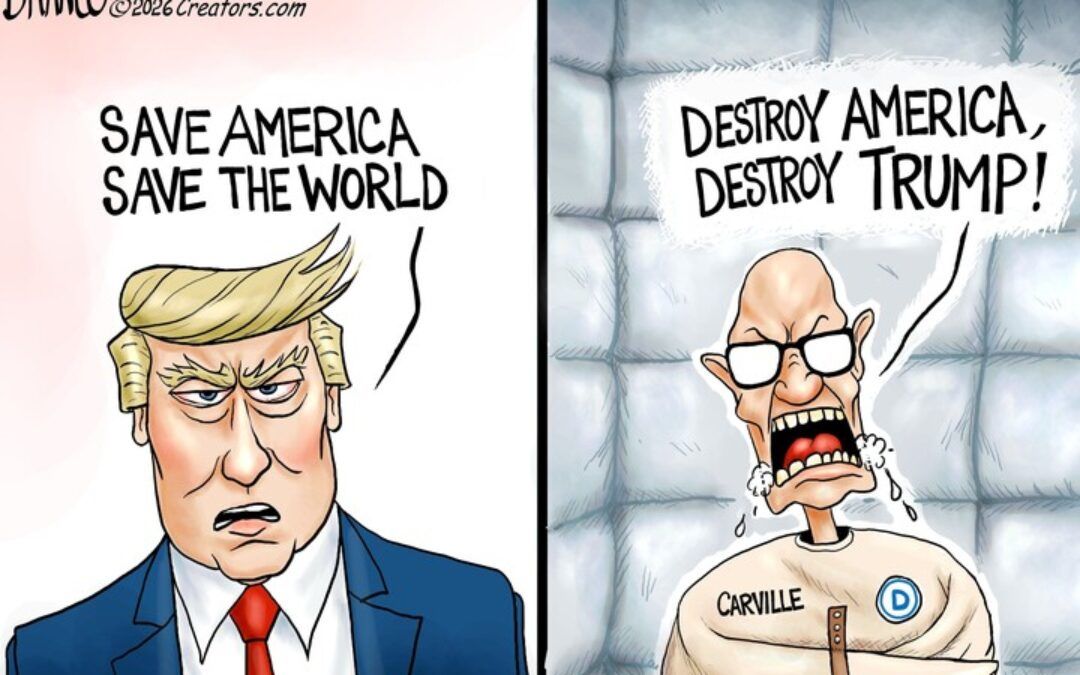 BS daily political cartoons: Save America, save the world
