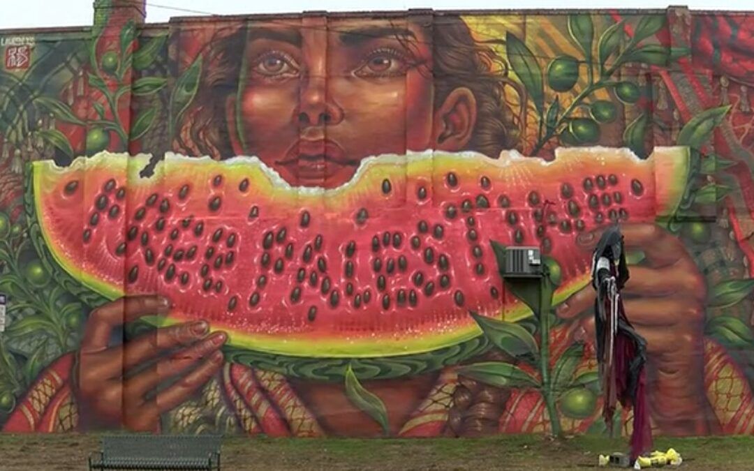 Watermelon mural sparks backlash in historic black neighborhood