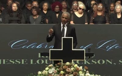 Larry Elder: Obama’s race-hustling eulogy at a race hustler’s funeral