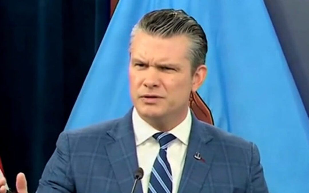 ‘Why are you so rude?’ Pete Hegseth snaps at reporter who shouted out at presser