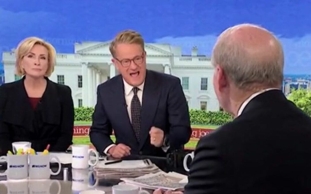 Joe Scarborough pounds table during on-air meltdown over JD Vance’s latest PM visit