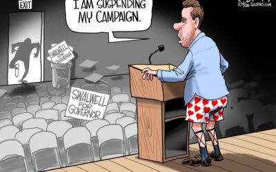 BS daily political cartoons: Tampon Tim is cut off