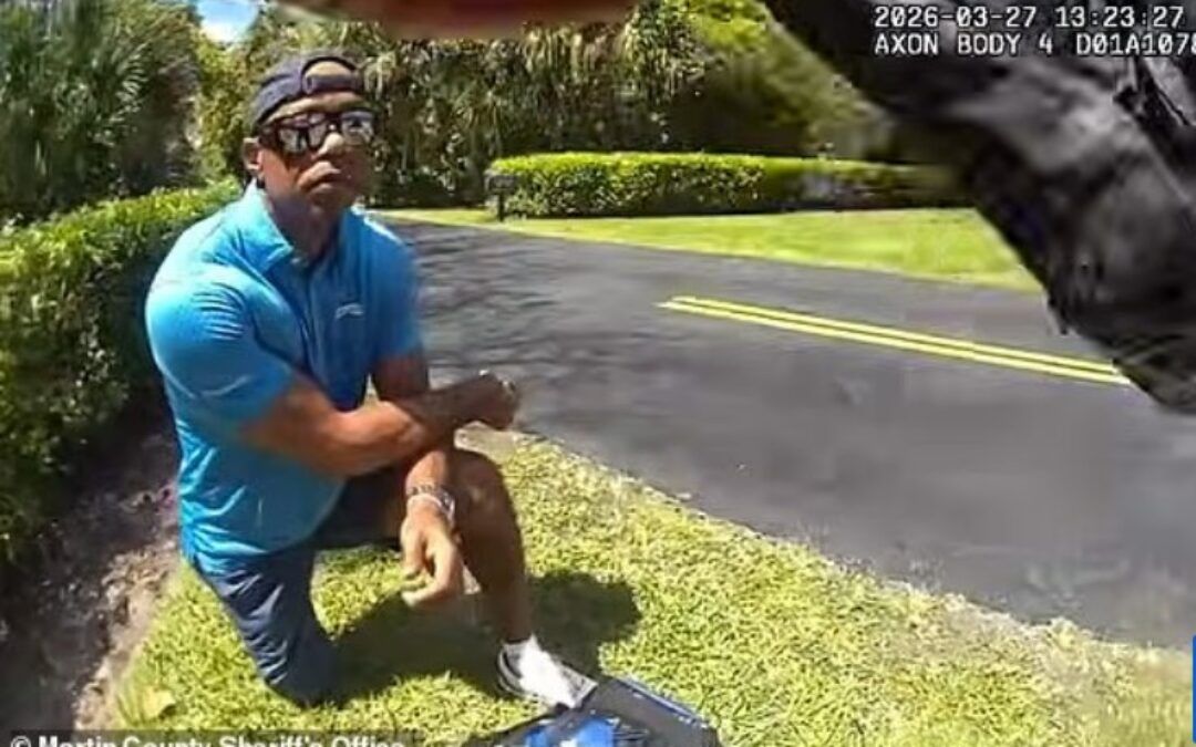 Sheriff Dept releases shocking Tiger Woods footage, presumably as a cautionary tale