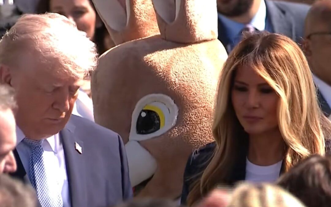Melania Trump assures Iranian children we are fighting for their safe future, at White House Easter Egg Roll