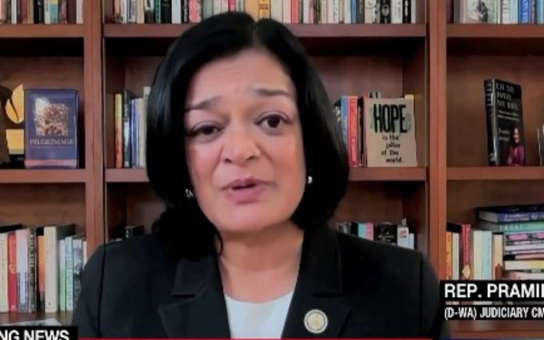 Rep. Jayapal: Dems back in power will hijack 25th amendment process to no longer require VP