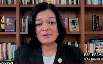 Rep. Jayapal: Dems back in power will hijack 25th amendment process to no longer require VP