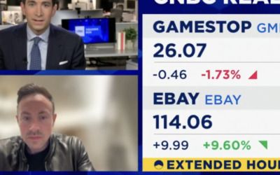 Awkward moments after CNBC host presses CEO about attempted acquisition of online giant