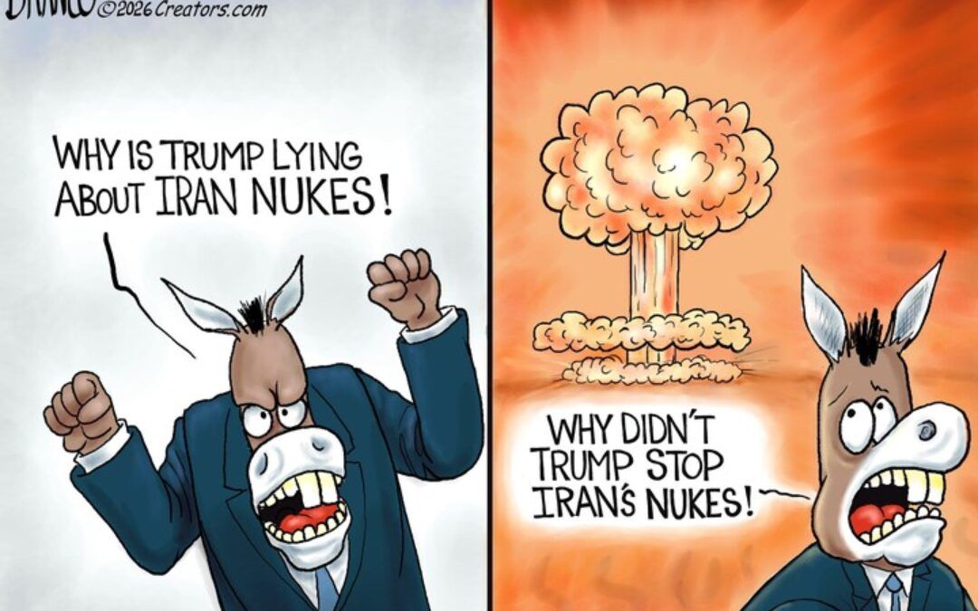 BS daily political cartoons: Donkey take on Iran nukes