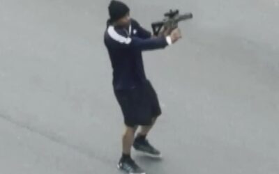 ‘How was he free?’ Armed civilian helps stop repeat offender gunman shooting 60 rounds into traffic