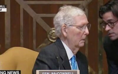 Trump says staffer who ‘rescued’ Mitch McConnell during Senate hearing should be FIRED