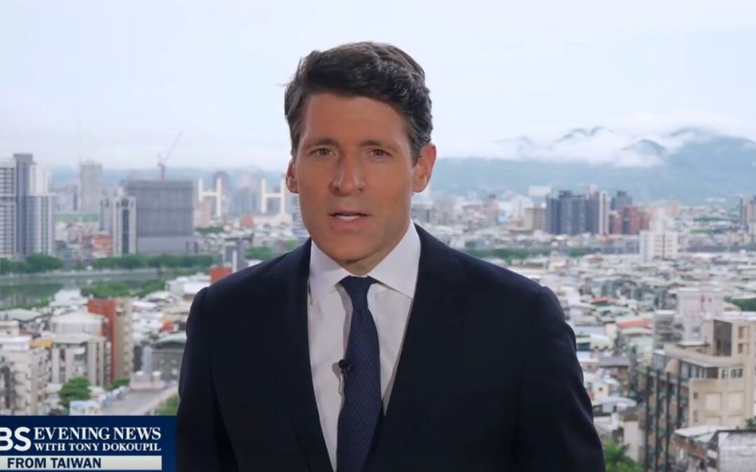 CBS News cameraman collapses live on air in Taiwan: ‘Call a doctor!’