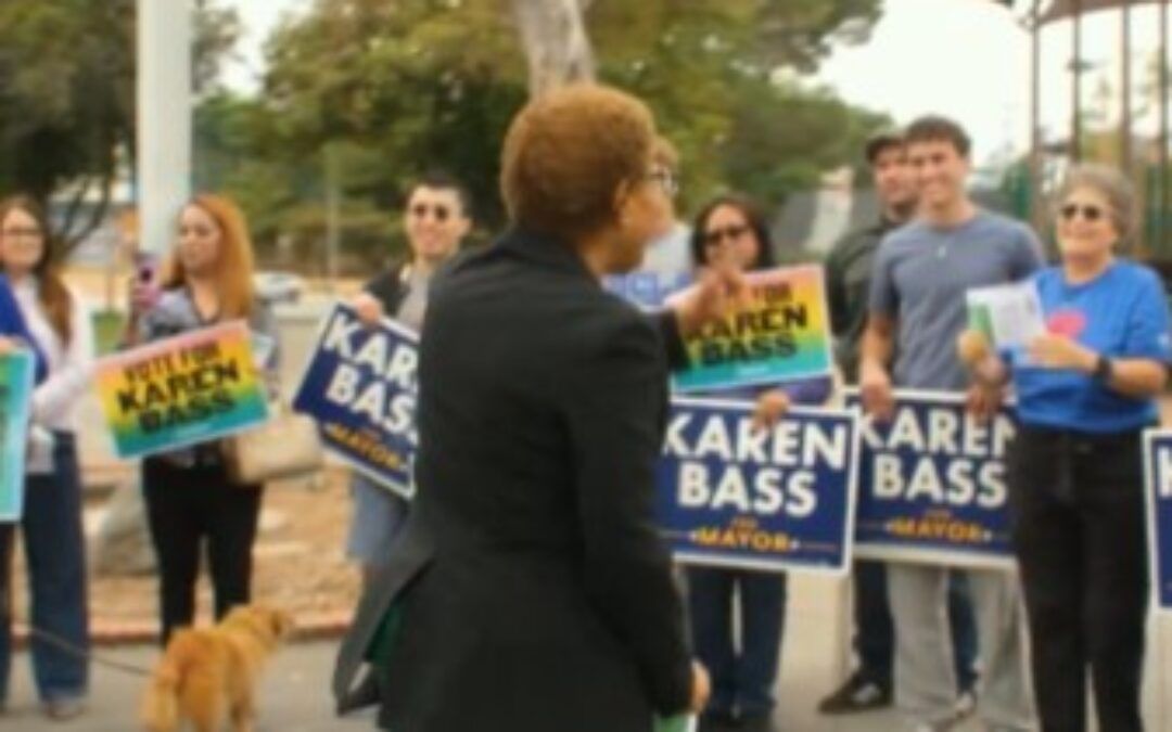Spencer Pratt turns Karen Bass in, claims she actually FILMED herself breaking election law