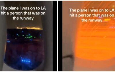 Disturbing video captures moment Frontier Airlines plane strikes pedestrian during takeoff