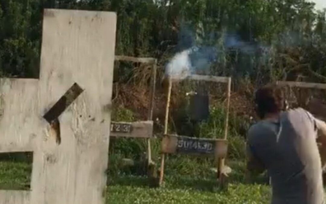 This is one of the craziest gun-range videos we have seen