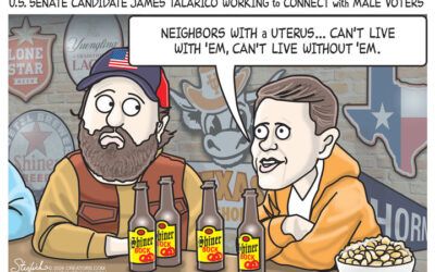 BS daily political cartoons: Neighbors with a uterus…