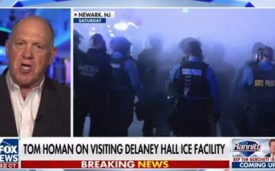 Homan dines on spaghetti with detainees, tells Jersey governor ‘that ICE facility is not going anywhere’
