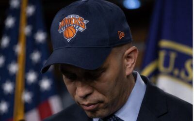 Trump’s Knicks history leaves red-faced Hakeem Jeffries in hot seat