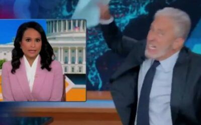 Jon Stewart savages Kristen Welker over her response to Trump walking out on interview