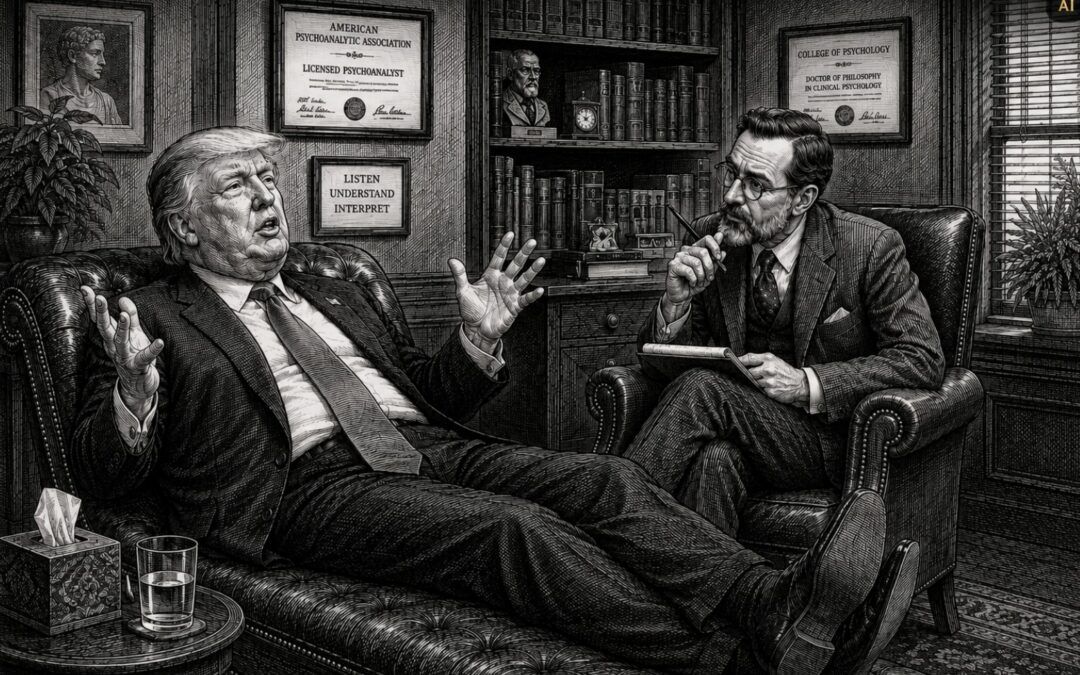 Shrink claims Trump is ‘the sickest’ patient he’s ever seen and he’s ‘grooming us for nuclear war,’ media says print it