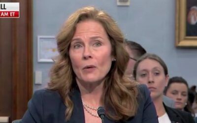 Amy Coney Barrett says security sent her home in bullet proof vest after Dobbs leak