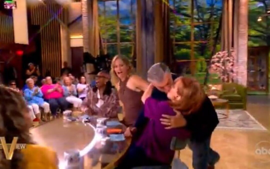 Everyone laughs off Joy Behar sexually harassing guest with surprise kiss and jokes about ‘mounting’ – but if she were a man?