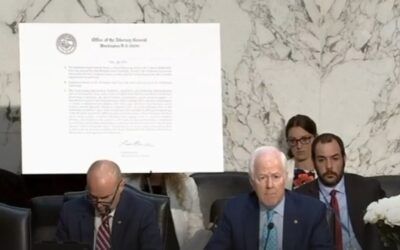 Sen. John Cornyn presses Trump’s AG nominee about DOJ anti-weaponization fund