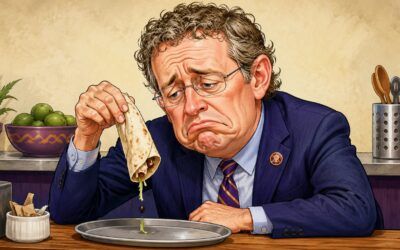 Burritogate: Thomas Massie somehow manages to link the Jews to the cost of burritos