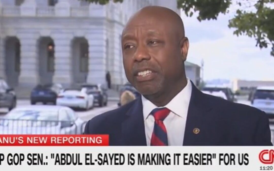 CNN grills Tim Scott over ad using El-Sayed’s full name. Isn’t this an anti-Muslim signal?