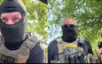 ‘You almost ran us over’: Video shows ICE agent pointing gun at motorist, DHS alleges vehicle attack