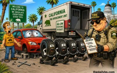 California becomes first state to regulate your tires — because apparently your rubber isn’t green enough