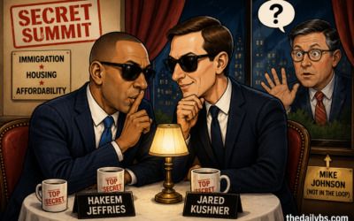 ‘Insane’ secret meeting with Jared Kushner has the left turning on Hakeem Jeffries
