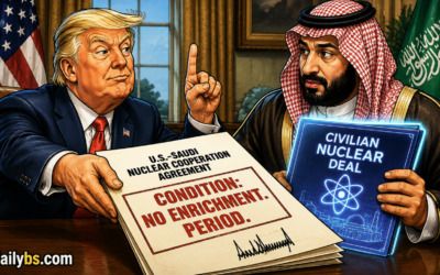 Trump sends Saudi nuclear deal to Congress — but gives kingdom one HUGE condition