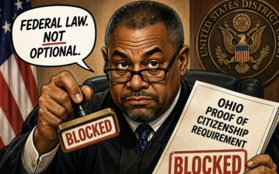 Ohio tried requiring proof of citizenship for voting. A federal judge just blocked it.