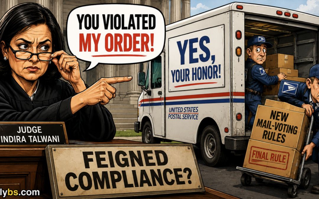 Obama-appointed judge says USPS defied her mail-ballot order — but stops short of punishing Trump admin
