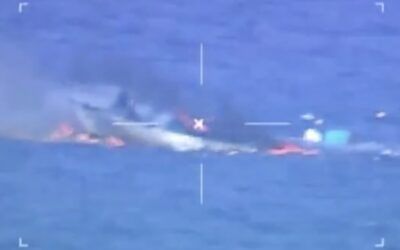US military sends floating narco-terrorist gas station to the ocean floor