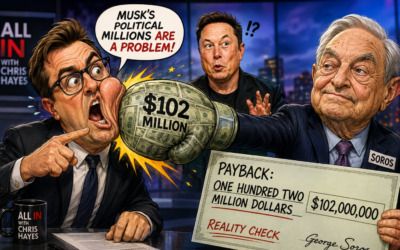 Chris Hayes blasts Musk’s political millions — gets a $102 million Soros reality check